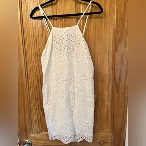 Kimchi Blue White Eyelet Mini Dress